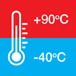 temperature range -40°C to +90°C